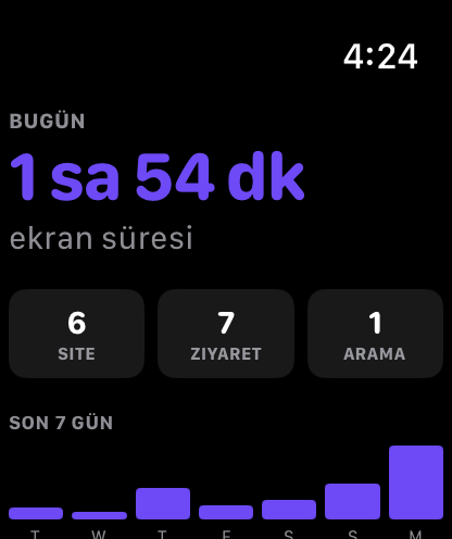 Apple Watch'ta SELFLEX özeti